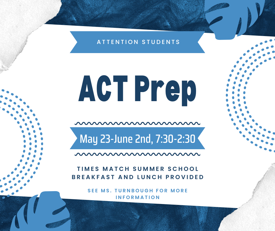 ACT Prep May 23-June 2
